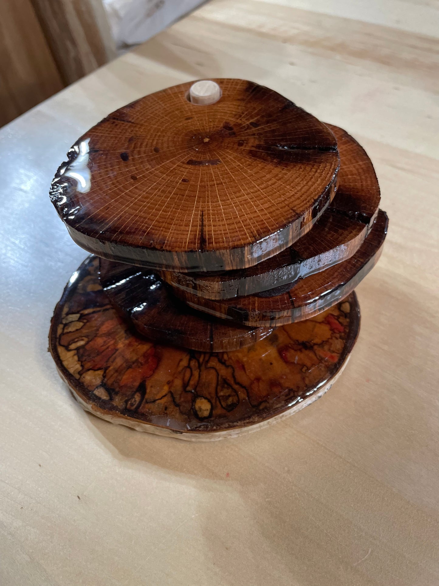 Coaster set - natural