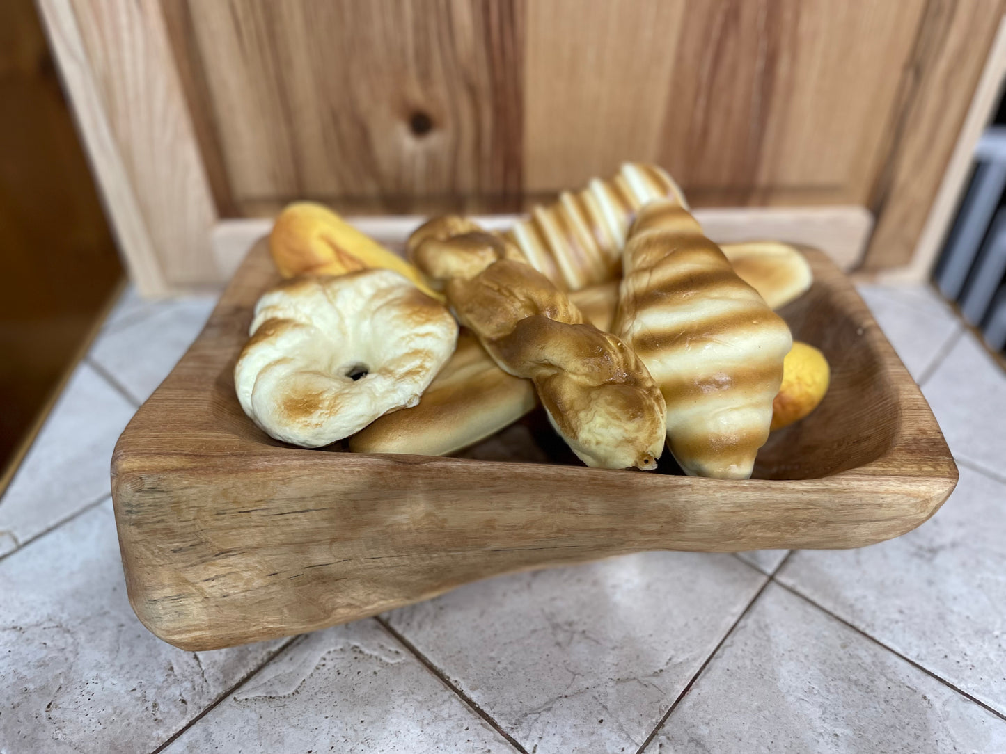 Wood Bowl - Bread